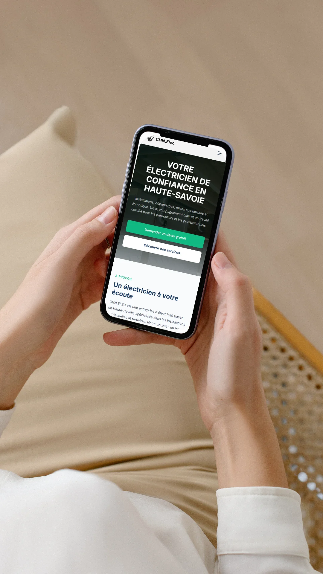 Exemple de site web développé par Zelyntis
